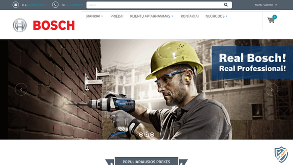 BOSCH įrankiai