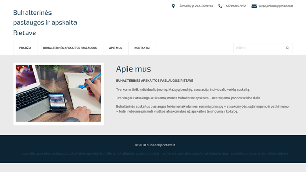 Buhalterinės paslaugos ir apskaita Rietave