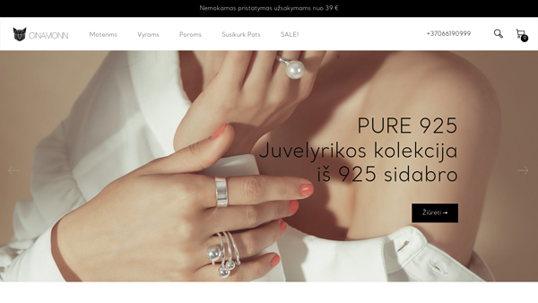Cinamonn.lt - Išskirtiniai papuošalai internetu