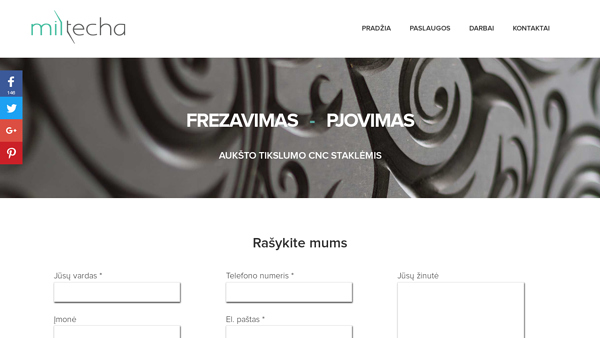 CNC qube | Frezavimas, pjovimas CNC staklėmis
