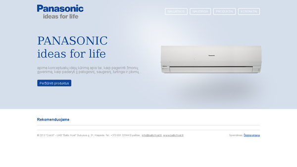 Panasonic kondicionieriai