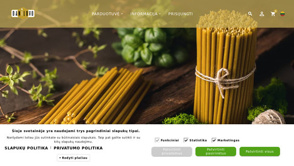 Natūralios Danilovo žvakės