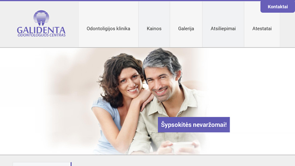 Odontologijos klinika Vilniuje Galidenta, implantavimas, protezavimas Vilniuje.