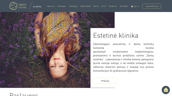 Odontologijos klinika Dantų Estetika