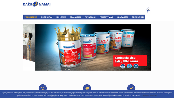 DAŽŲ NAMAI (www.dazunamai.lt) – specializuota dažų parduotuvė