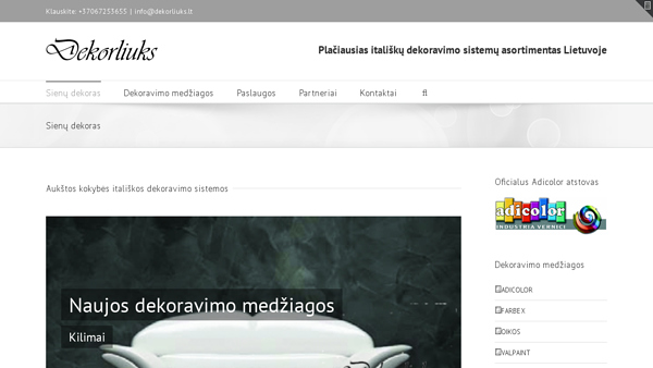 Dekoravimo medžiagos,dažai,dekoratyvinis tinkas