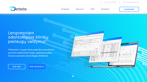 Dentecha - dantų technikos laboratorijos kasdienių darbų apskaitos programa