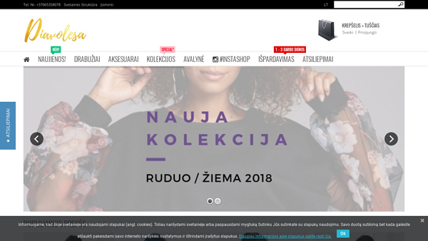 Diavolesa – stilingi drabužiai, avalynė ir papuošalai