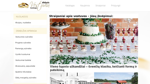 Didysis vestuvių katalogas - Viskas vestuvėms, Vestuvinės suknelės