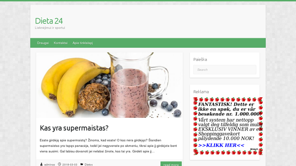 Dieta24.lt -- Dieta, treniruotės, sveika mityba - lieknėkite efektyviai!
