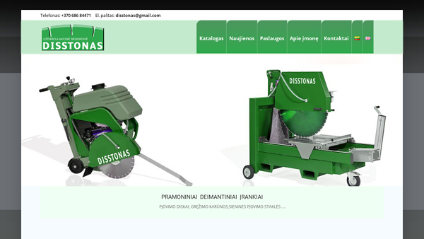 Disstonas UAB - Deimantiniai įrankiai