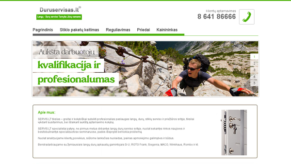 Durų, langų servisas