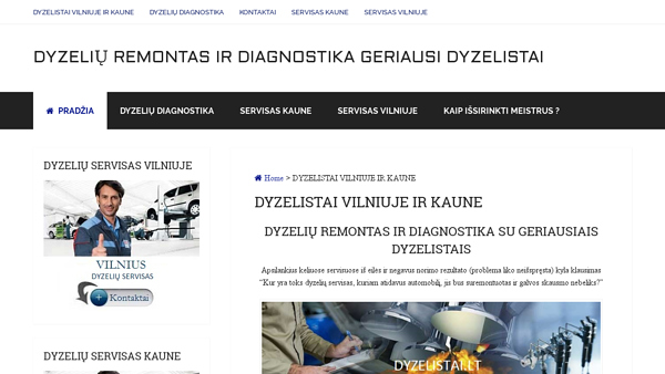 Dyzelinių variklių remontas