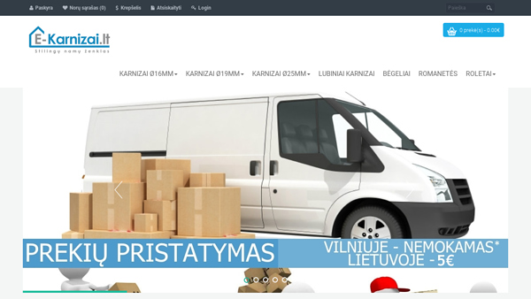 E-Karnizai.lt geriausias sprendimas Jūsų užuolaidoms