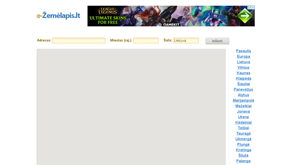 e-Žemėlapis.lt