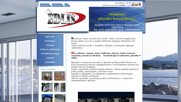 Edlis - Mansardų stiklinimas