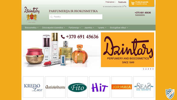 Dzintars parfumerija ir biokosmetika