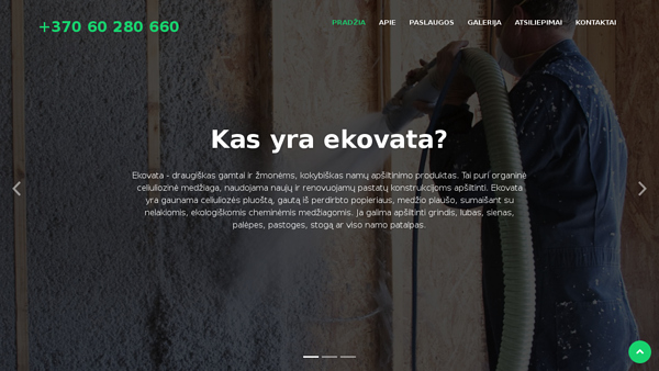 Ekovata – apšiltinimas
