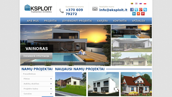 UAB Eksploit | Projektavimas ir Architektūra