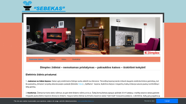 IĮ "Sebekas" - elektriniai židiniai
