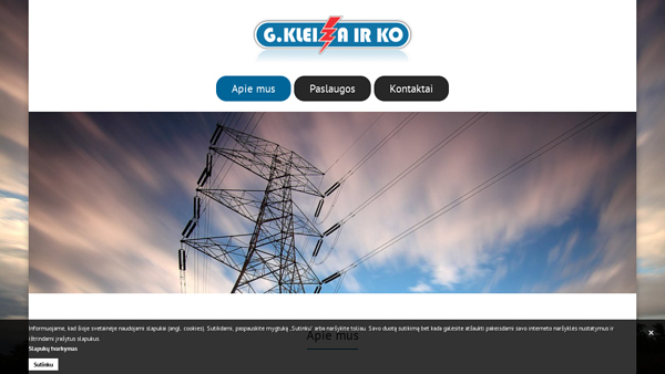 Elektros darbai UAB „G.Kleiza ir Ko“