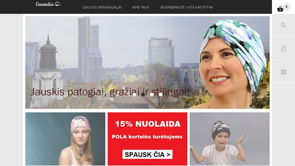 Galvos apdangalai | emandia.com