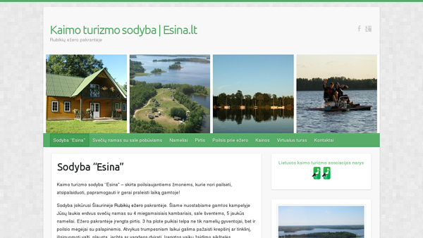 Kaimo turizmo sodyba Esina