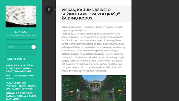 Individualių namų projektai