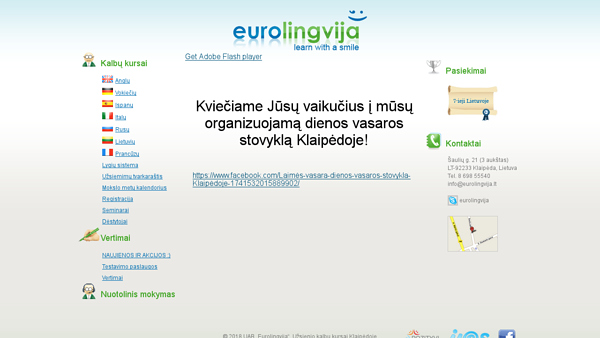 Eurolingvija - užsienio kalbų kursai Klaipėdoje