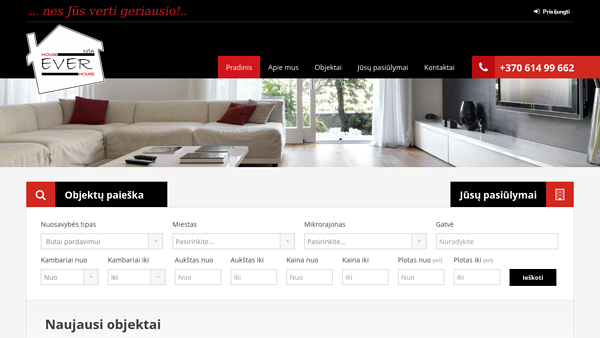 EVERHOUSE - visos nekilnojamojo turto agentūros paslaugos