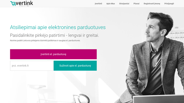 Evertink.lt - el. parduotuvių vertinimai