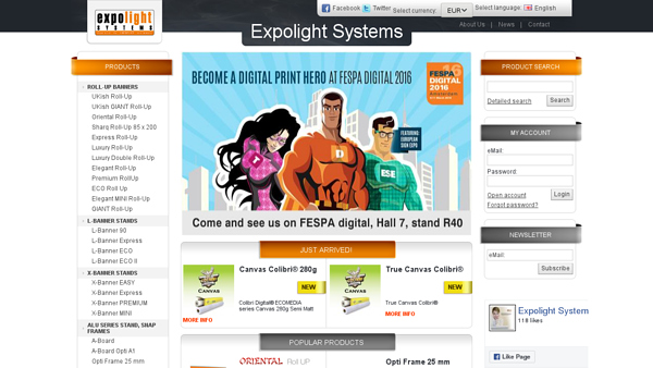 Expolight systems
