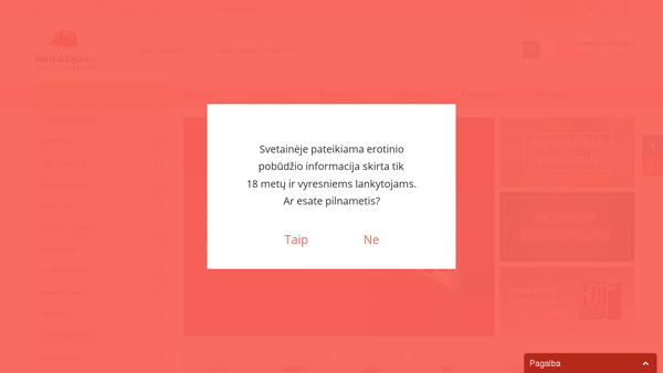 Prekės suaugusiems