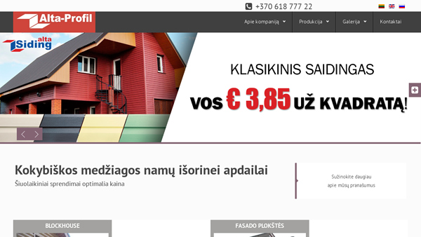 Fasadų apdaila - UAB Žemeina