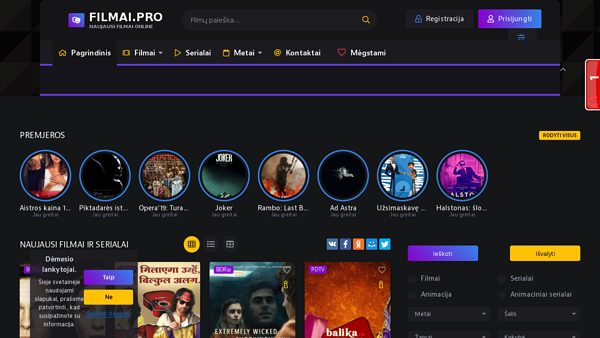 Filmai.pro - Nemokami filmai online