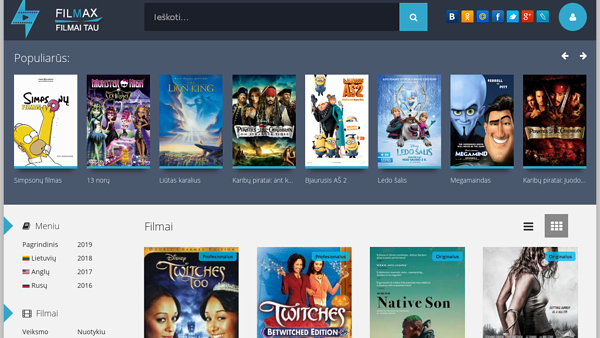 Filmax - filmai, serialai online