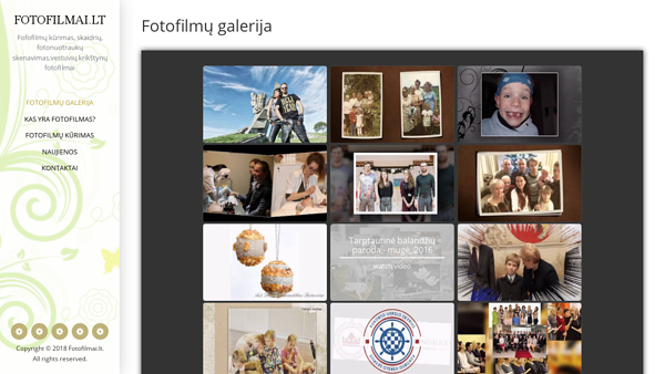 Fotofilmų kūrimas