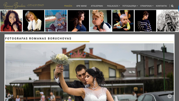 Profesionalus vestuvių fotografas Romanas Boruchovas