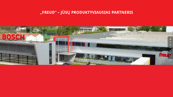 FREUD diskiniai pjūklai bei frezos 