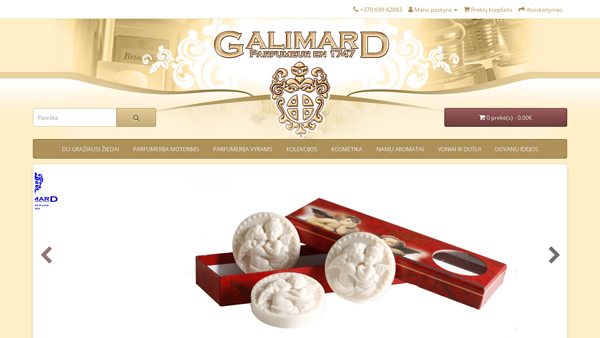 Galimard - karališka parfumerija