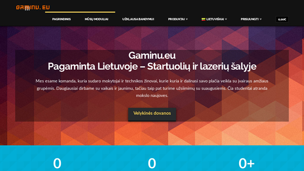 Gaminti gali visi!