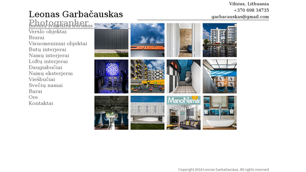 Architektūros ir dizaino fotografas