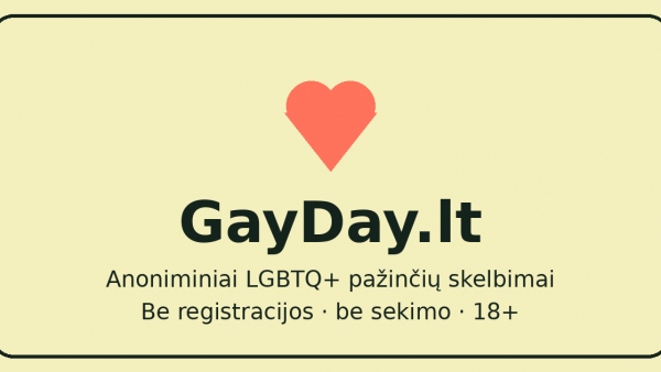 Saugi LGBTQ pažinčių erdvė