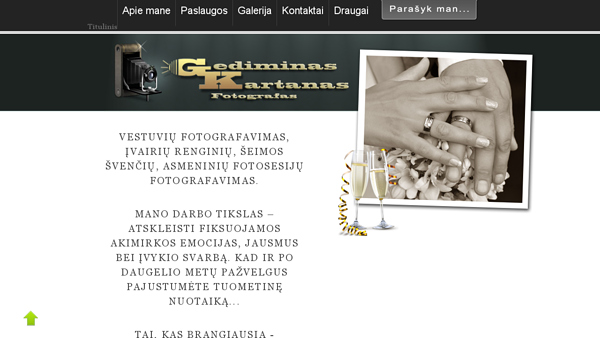 Fotografas Gediminas Kartanas