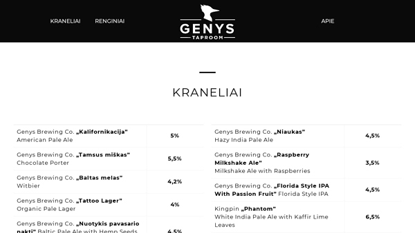 Genys Taproom