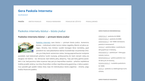 Gera Paskola - greitos paskolos ir patarimai. Greita paskola visą parą