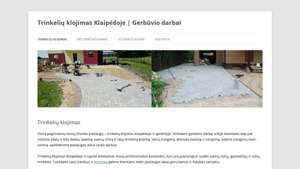 Trinkelių klojimas Klaipėdoje