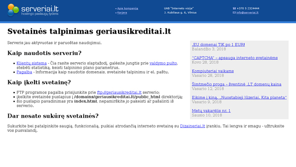 Visų Greitųjų Kreditų Palyginimas