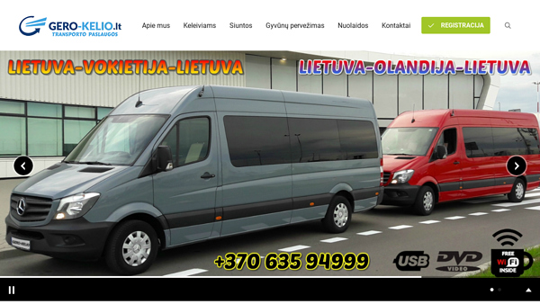 Vežame į Vokietiją, Daniją, Olandiją pigiau nei kiti