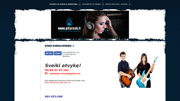 Gitaros pamokos
